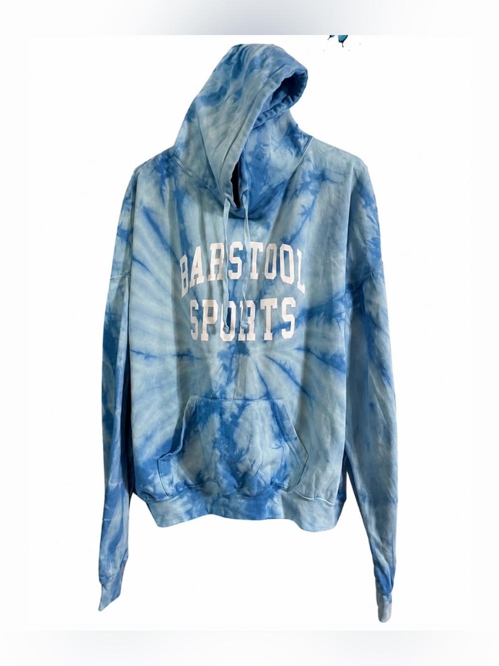 Men’s 3XL Barstool Sports Blue Tie-Dye Hoodie Merch